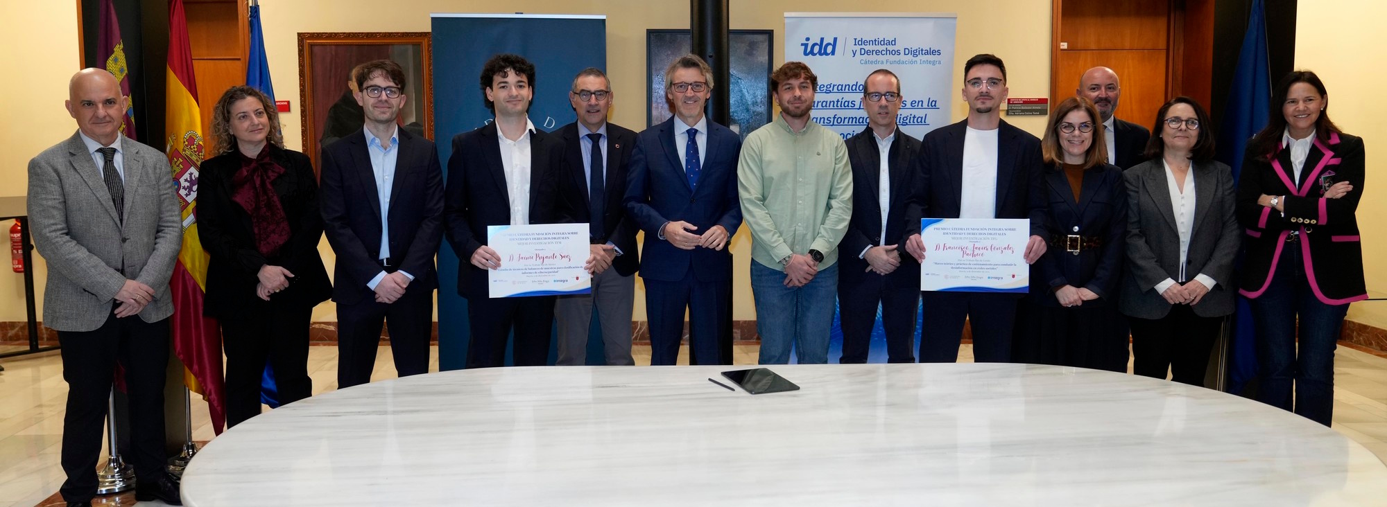 Entrega de premios de la IV edici�n Premios TFG y TFM Identidad y Derechos Digitales