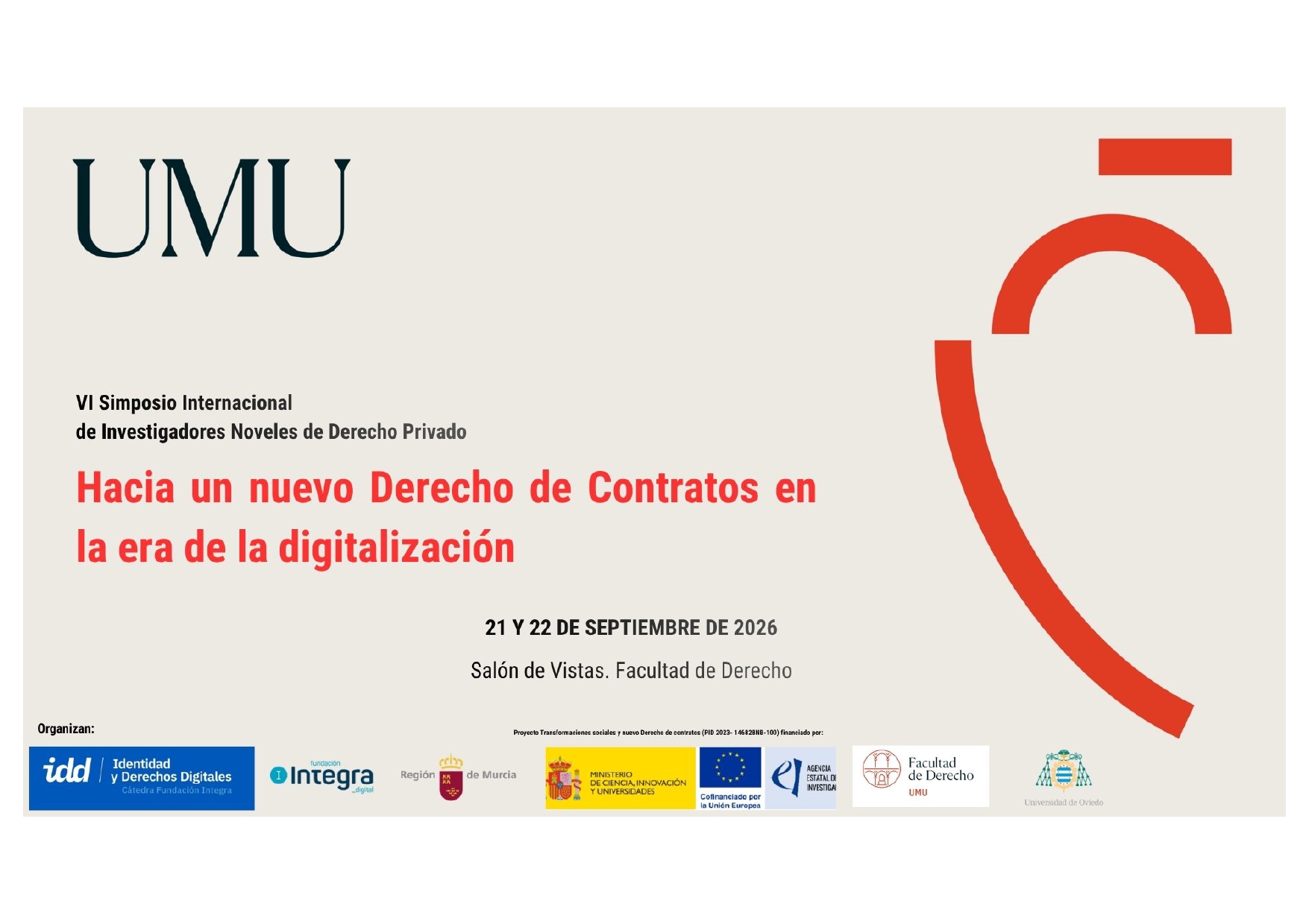 VI Simposio Internacional de Investigadores Noveles de Derecho Privado